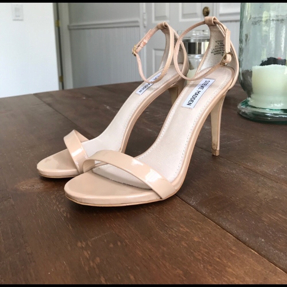 Steve Madden ankle strap stilettos
